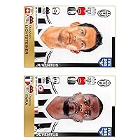 2015-16 Panini FIFA 365 Stickers Soccer #558-559 Stephan Lichtsteiner/Patrice Evra Trading Card Sized Album Sticker