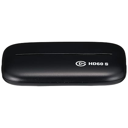 Elgato HD60 S, External Capture Card, Stream and Record in 1080p60 with ultra-low latency on PS5, PS4/Pro, Xbox Series X/S, Xbox One X/S, in OBS, Twitch, YouTube, works with PC/Mac