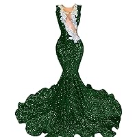 Prom Dresses Sequin Beaded Applique Mermaid Celebrity Gala Pageant Evening Party Gown