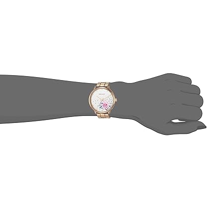 Nine West Women's Crystal Accented Bracelet Watch