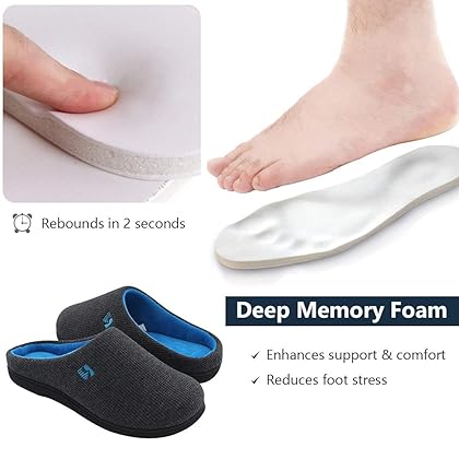 RockDove Men's Original Two-Tone Memory Foam Slipper