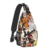 Sling Bag Crossbody Women Men Travel Chest Backpack Leisure Sports Outdoor Running Hiking