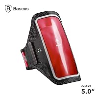 Baseus Move Armband for Up to 5.0 inch Phones - Red
