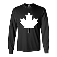 Canada White Leaf Men's Long Sleeve Shirt