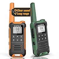Baofeng Walkie Talkies Long Range Walkie Talkie for Adults FRS walkie-Talkie Hiking Accessories Camping Gear Toys 2 Way Radio for Kids with Flashlight,NOAA Weather Scan,VOX,22 Channel(No Battery)