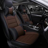 PU Leather Car Seat Covers Fit for Fusion Sport 2007-2019 Front Seat Cover Wear Resistant Faux Leatherette Cushions