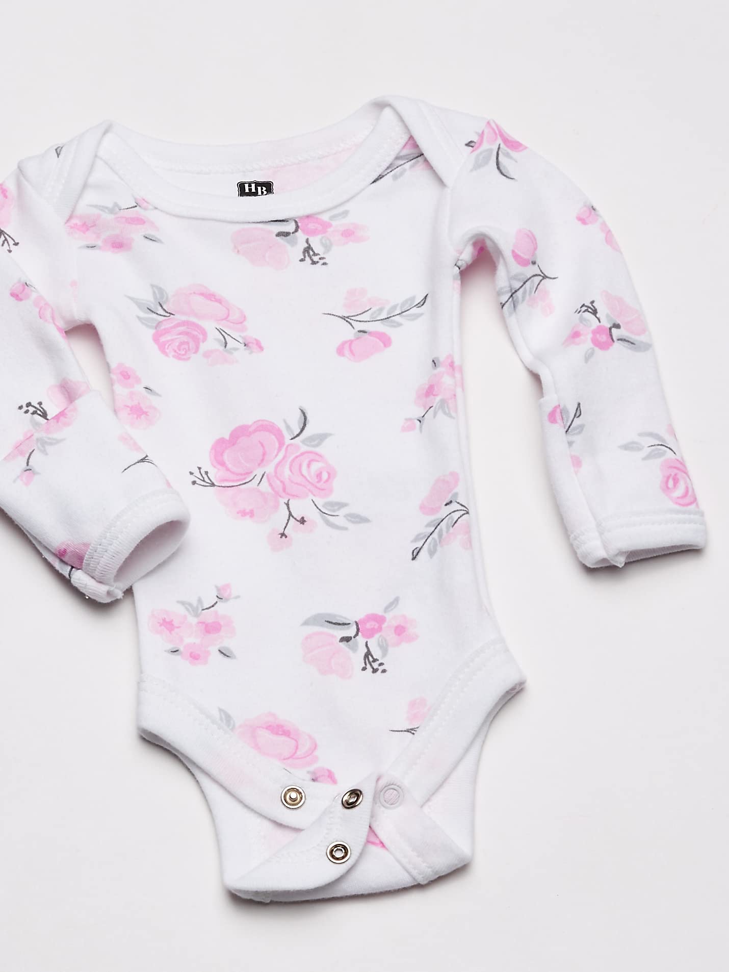 Hudson Baby Unisex Baby Cotton Preemie Bodysuits White Short-Sleeve, Preemie