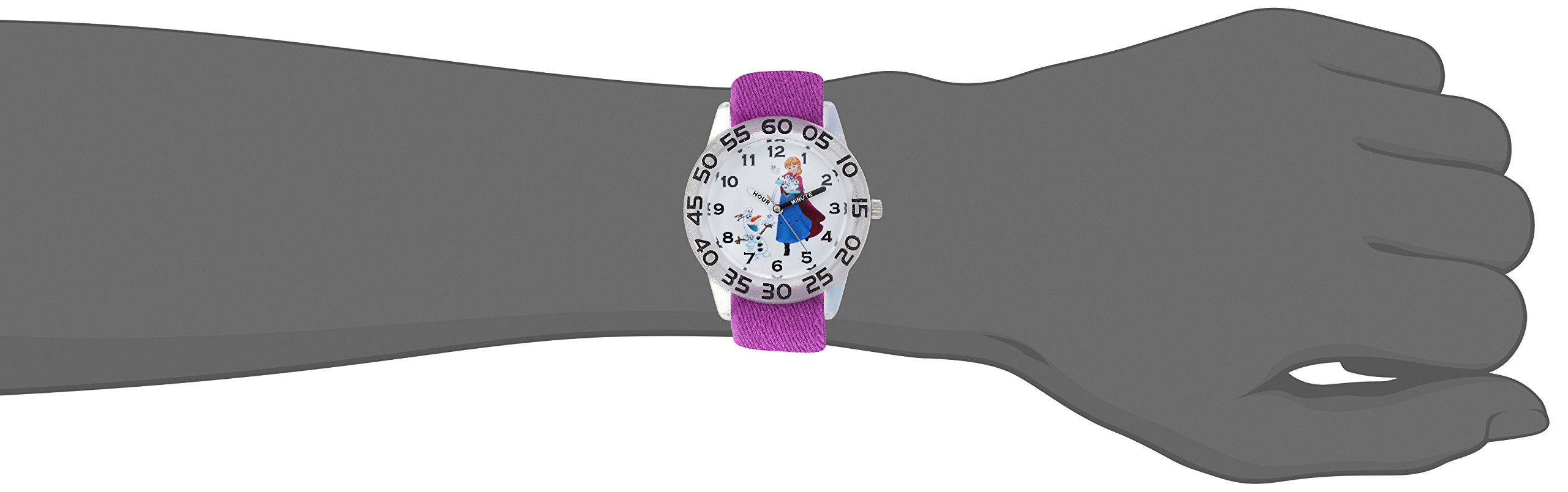 Disney Kids' WDS000322 Frozen Analog Display Analog Quartz Purple Watch
