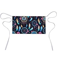 Dream-Catcher Funny Waist Apron Waterproof Half Aprons with Pocket And Long Strap for Women Men Cooking