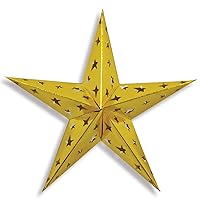 Beistle 24-Inch Gold Dimensional Foil Star