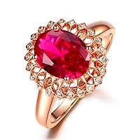 Gorgeous Fine Natural Pink Tourmaline Gemstone Diamond Bridal Wedding Women Ring Jewelry 14ct Rose Gold for Women