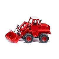 3563, Kramer 411 Wheel Loader, Children's Toy, 1:50, Metal/Plastic, Red, Moveable Bucket and Loading arm, Chunky Rubber Tyres