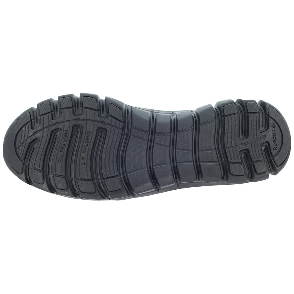 Reebok Men's Rb8405 Sublite Cushion Tactical Mid Cut Soft Toe Shoe Black Military Boot