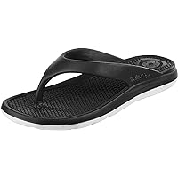 totes Women's Ara Thong with Everywear, Waterproof, Durable, Flexible Comfort for All Day Wear Sandal