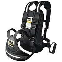 Child Motorcycle Harness Adjustable with Two Handles, Breathable Material in Black