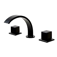 Alfi AB1326-BM Black Matte Widespread Modern Bathroom Faucet