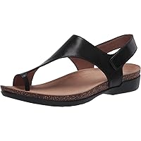 Dansko Reece Sandal for Women - Memory Foam and Cork Footbed for Comfort and Arch Support - Lightweight Rubber Outsole for Long-Lasting Wear- Versatile Casual to Dressy with Hook & Loop Strap