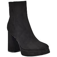 Nine West Women's Velo Ankle Boot, Black 001, 5