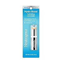 Hydro Boost Hydrating Concealer Stick for Dry Skin, Oil-Free, Lightweight, Non-Greasy and Non-Comedogenic Cover-Up Makeup with Hyaluronic Acid, 20 Light, 0.12 Oz