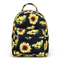 Cute 10 inch mini pack bag backpack for grils children and adult (sunfower)