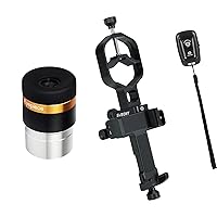 SVBONY Eyepieces 4mm Bundle with SV214 Pro 3-Axis Universal Smartphone Adapter for Capture Images