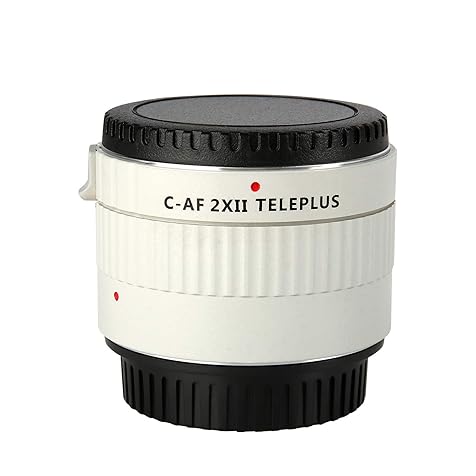 VILTROX C-AF 2X II TELEPLUS 2.0X Teleconverter Auto Focus Telephoto Extender Lens Converter for Canon EF Mount Super Telephoto Lens 70-200mm 100-400mm and DSLR Camera 80D 5DII