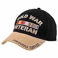 MEDALS OF AMERICA EST. 1976 Cold War Cold war Veteran hat Black
