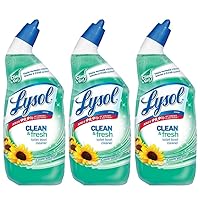 Lysol Cling Gel Toilet Bowl Cleaner, Country Scent, 24 Fl Oz (Pack of 3)