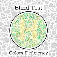 Blind Test for Colors Deficiency with Numbers Letters and Shapes White V2: Ishihara Vision Test Eyes Color Blindness Daltonism Optometry Color Plates Full