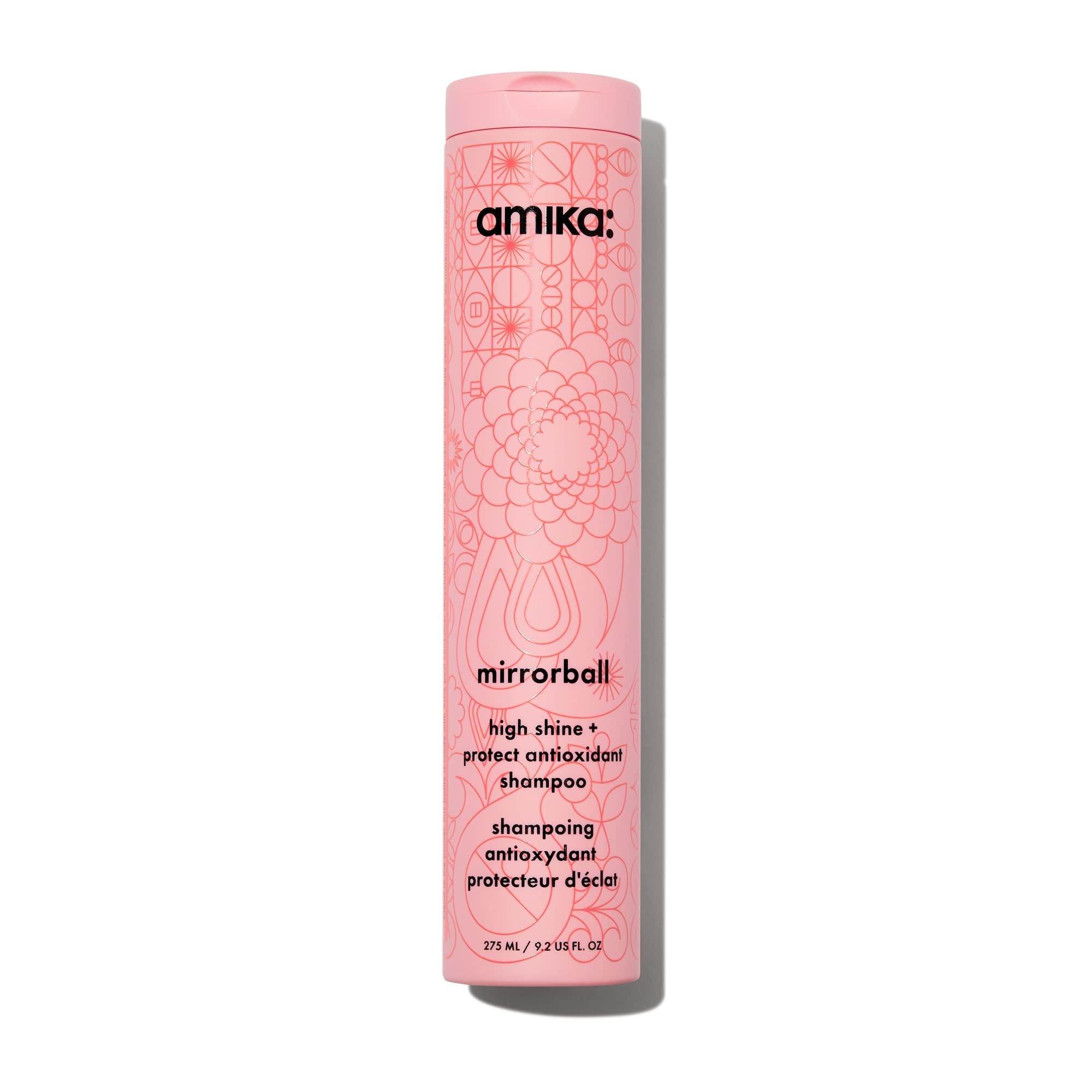 amika mirrorball high shine + protect antioxidant shampoo