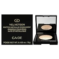 Velveteen Metallic Eyeshadow Mono, 188 - Pearl Infused, Shimmer Eye Makeup - Silky-Soft, Densely Pigmented, Seamless Blend- 0.105 oz