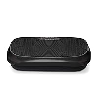 Waver Mini Vibration Plate - Whole Body Vibration Platform Exercise Machine - Home & Travel Workout Equipment for Weight Loss, Toning & Wellness - Max User Weight 260lbs
