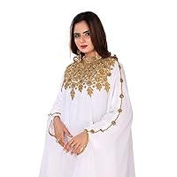 aateefa creationNew Royal Islamic Modern Elegant Dubai Moroccan Caftan Arabic Party Wear Beach Kaftan Farasha Maxi Floor Length Takshita Wear Dresses