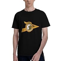 New Hampshire State Police Men's Short Sleeve T-Shirts Casual Top Tee