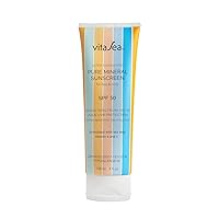 Noodle & Boo VitaSea Ultra Nourishing Pure Mineral Sunscreen For Face and Body, Broad Spectrum Sunscreen SPF 50, UVA & UVB Protection, Water-Resistant, Formulated with Sea Kelp, Vitamin E & C, 4 Fl Oz
