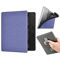 Case for Kindle Oasis 2019/2017 with Hand Strap - Fabric Cover with Auto Sleep Wake - Fits Kindle Oasis 3th/2th Generation 7