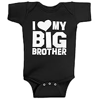 Threadrock Unisex Baby I Love My Big Brother Bodysuit