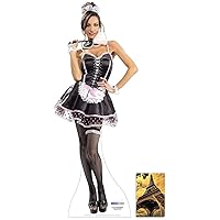 French Maid (Rubies Secret Wishes) - Sexy Babe Lifesize Cardboard Cutout/Standee/Standup - Includes 8x10 (20x25cm) Star Photo