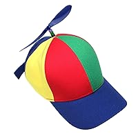 Kids Cute Propeller Hat Toddlers Adjustable UV Protection Tennis Baseball Cap Sun Visor Funny Clown Cap Helicopter Top Hat