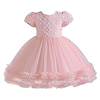 Children Place Dresses for Girls Toddler Kids Girl Dress Summer Short Sleeve Flower Princess Dress Catwalk