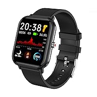 Smart Watch, 44mm Fitness Tracker Watch with 24 Sports Modes, 5ATM Swimming Waterproof, Sleep Monitor Step Calorie Counter, 1.7