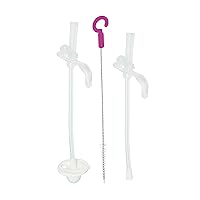 b.box Sippy Cup Replacement Straw Pack: Includes 1 Replacement Straw, 1 Replacement Straw with Weight, 1 Cleaning Brush. Fits b.box Sippy Cups.