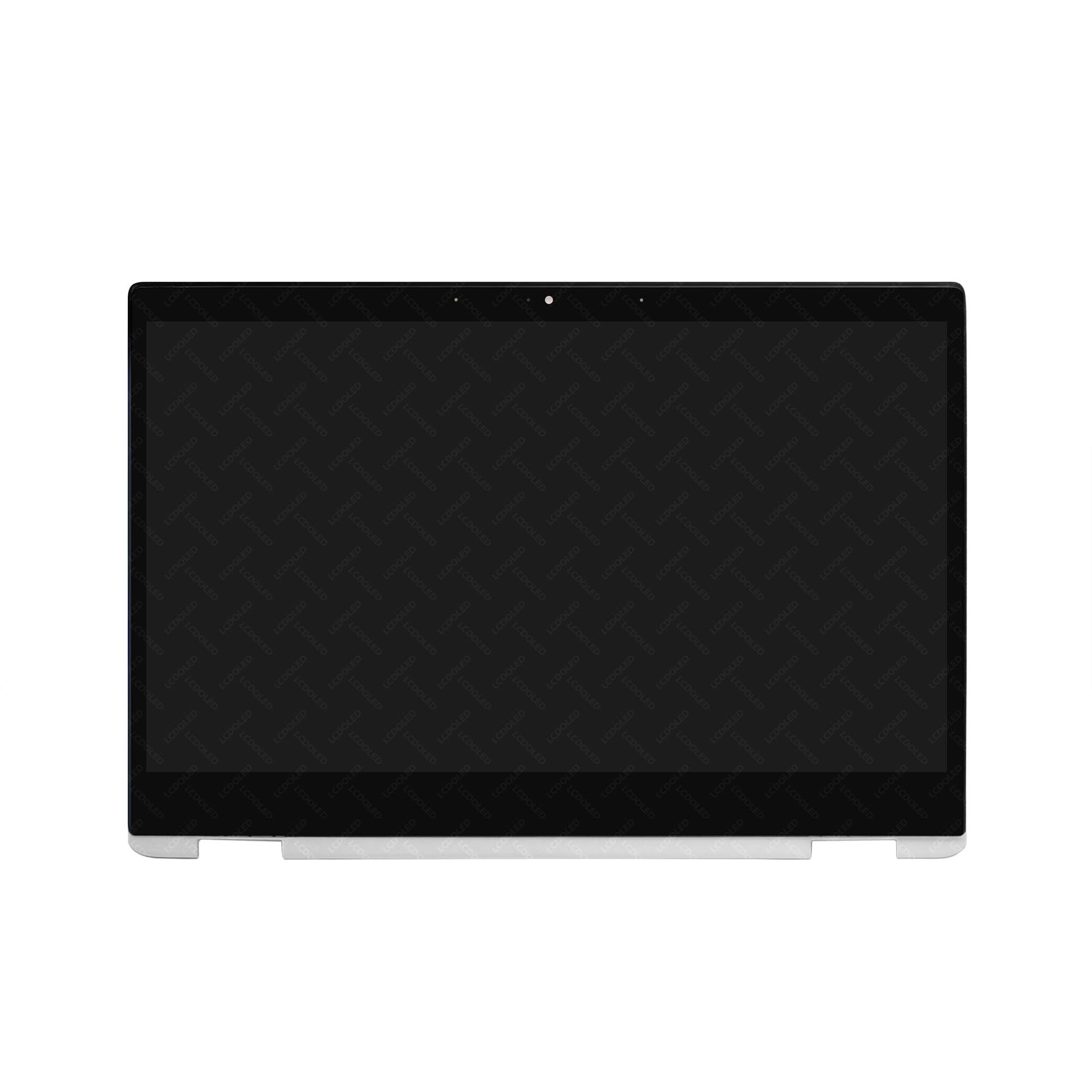 LCDOLED Replacement 14.0 inches FullHD 1920x1080 LCD Display Touch Screen Digitizer Assembly Bezel with Board for HP Chromebook x360 14b-ca0013dx 1...