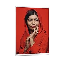 RCIDOS Malala Yousafzai Poster Malala Feminism Posters (4) Canvas Painting Posters And Prints Wall Art Pictures for Living Room Bedroom Decor 16x24inch(40x60cm) Frame-style