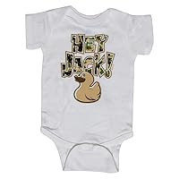 Infants White/Camo Hey Jack! Rubber Duck Bodysuit