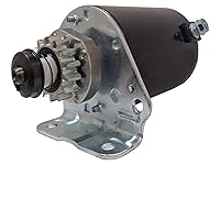 New Starter Compatible With Briggs and Stratton Cub Cadet 14.5 16 16.5 17 17.5 18 18.5 HP Compatible with John Deere New Holland Toro 14 Tooth Gear 593934 693551 LG693551 BS693551 SE501848 SBS0047