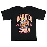 Naruto Shippuden Boys' Uzumaki Hidden Leaf Village Licensed T-Shirt