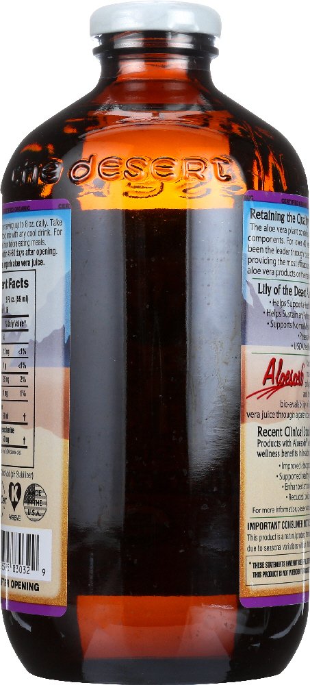 Lily Of The Desert Aloe Vera Juice 32 Oz Fillet Juices & Gels (Pack of 2)