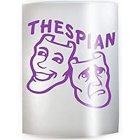 THESPIAN - PICK COLOR & SIZE - Masks Actor Actress Vinyl Decal Sticker H