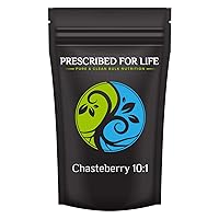 Prescribed For Life Chasteberry Powder 10:1 | Vitex Chasteberry Supplement for Women | Rich in Flavonoids | Vitex Agnus-castus (2 oz / 56 g)